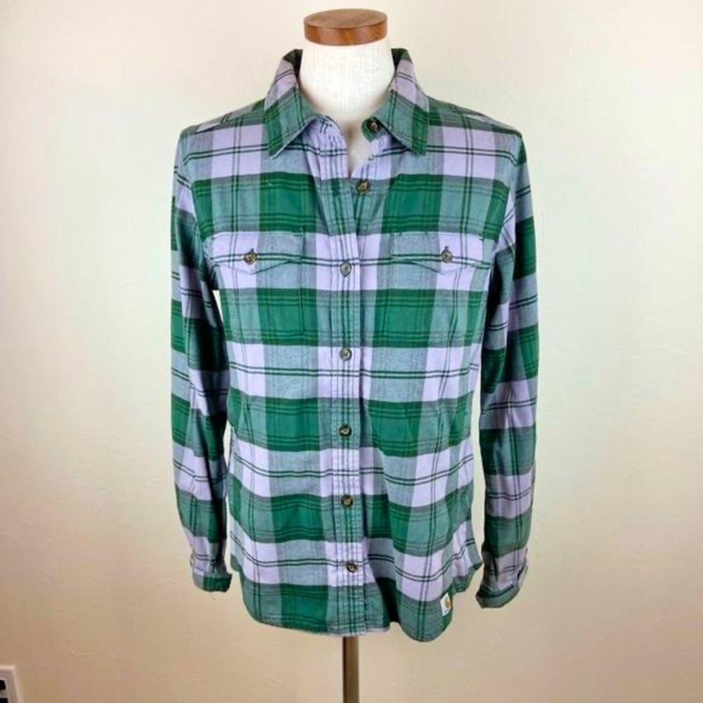 Carhartt large women’s flannel shirt